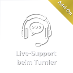 Live-Support während des Turniers
