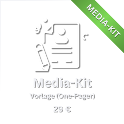 Media-Kit Vorlage (One-Pager)