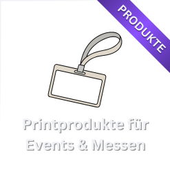 Printprodukte für Events & Messen